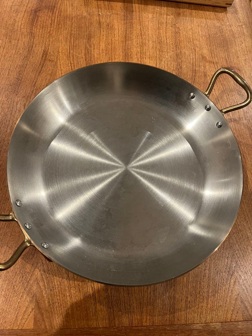 パリsimon銅製パエリア鍋26.5cm