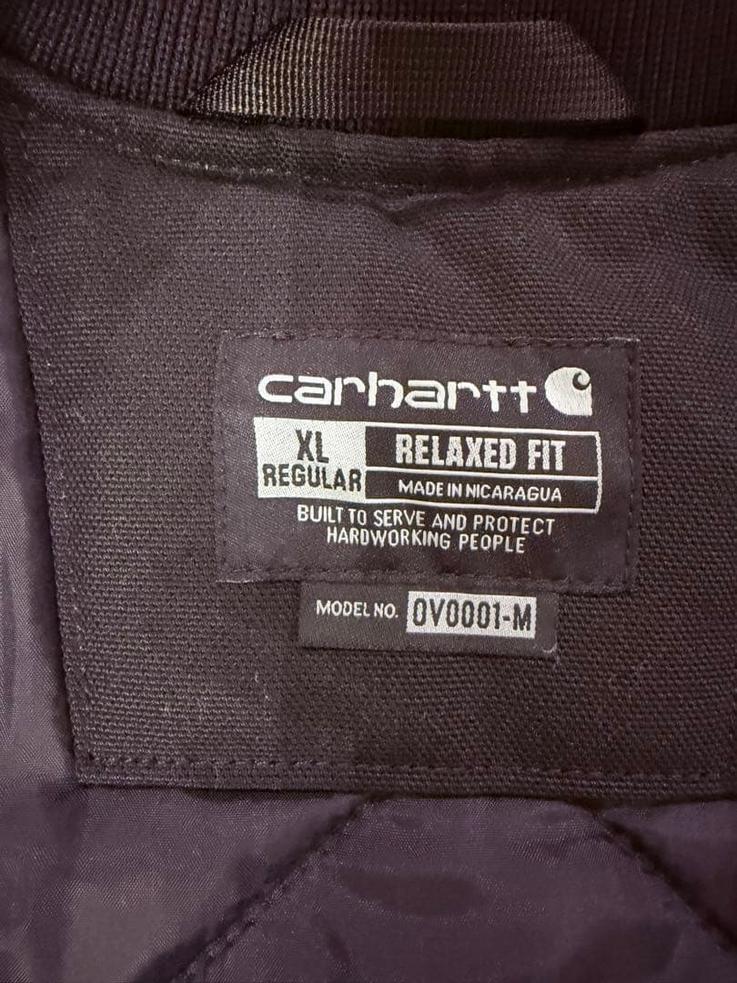 carhartt DUCK VEST V01　ダックベスト