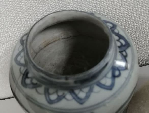 中国　景徳鎮　壺