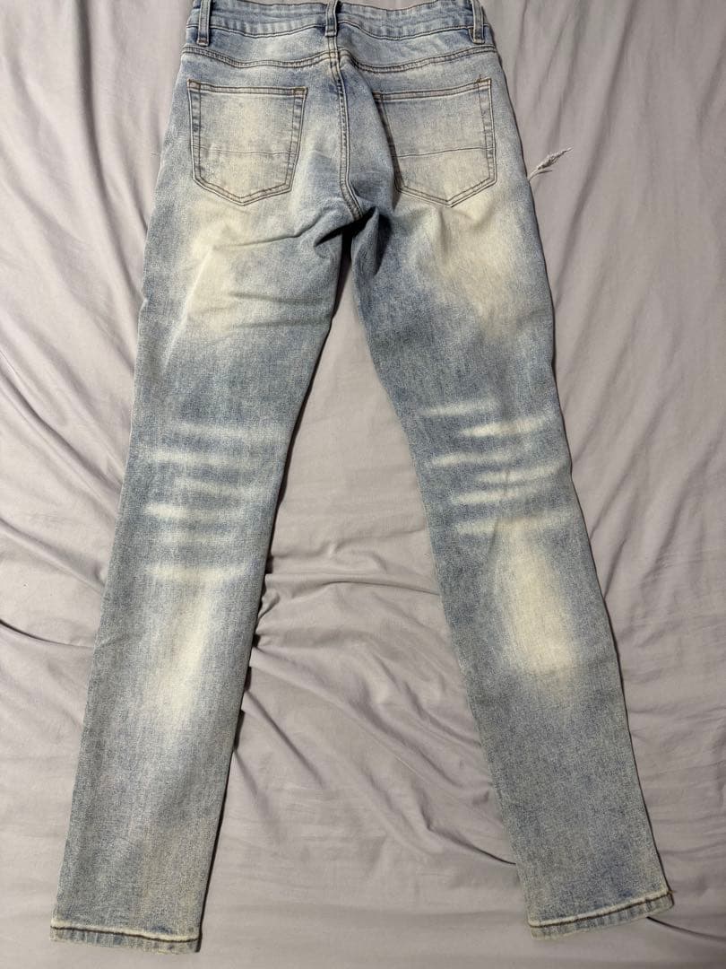 ダメージ加工ジーンズ 28サイズAmiri purple brand ksubi