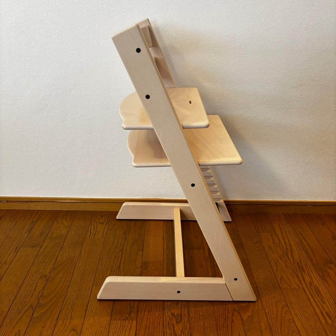ストッケ　トリップ トラップ　ホワイトウォッシュ　ベビーチェア　S/N.7