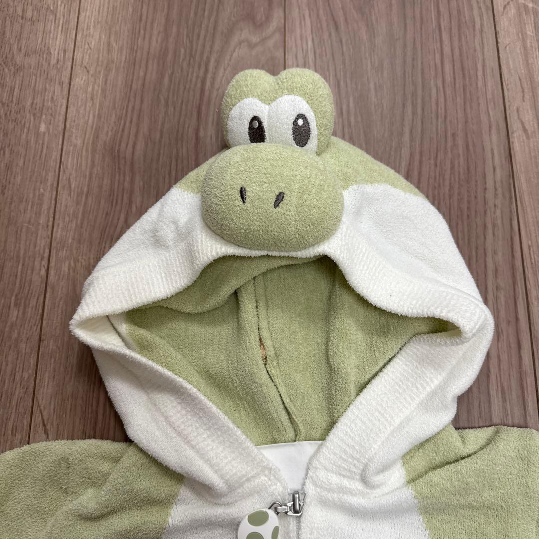 【美品】80 ジェラートピケ　ヨッシー　ロンパース　半袖