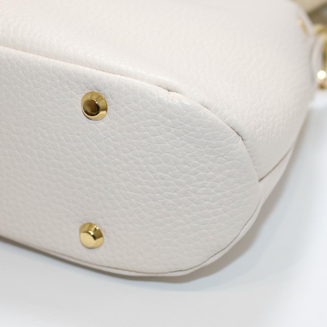 【極美品】ATAO chivy+ 2Way バッグ レザー ショルダーバッグ 白