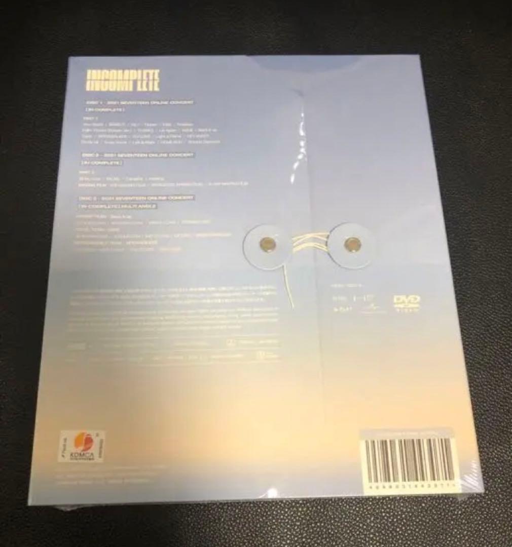 SEVENTEEN 未開封　incomplete DVD ユニバ　トレカ　字幕有
