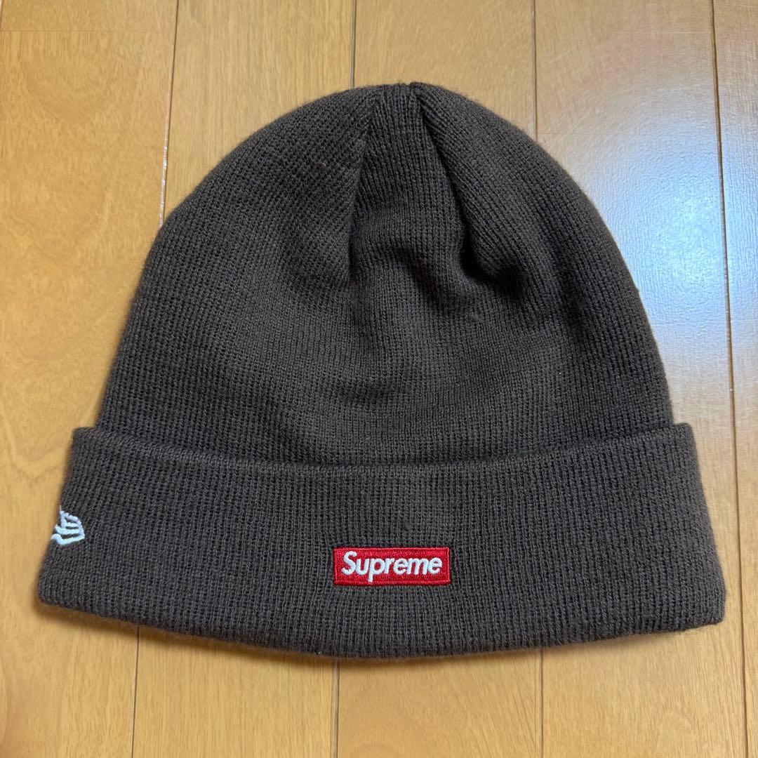 Supreme New Era S Logo Beanie ブラウン 22aw