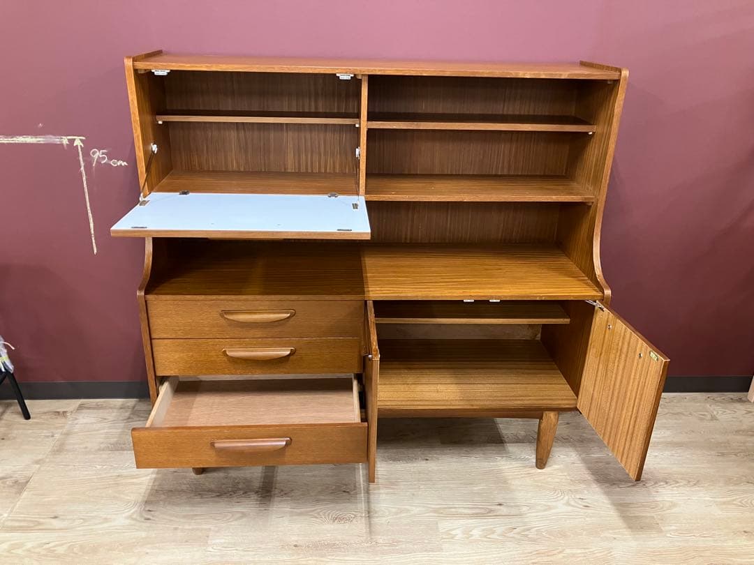 vintage furniture ミッドセンチュリー　キャビネット　リペア済み