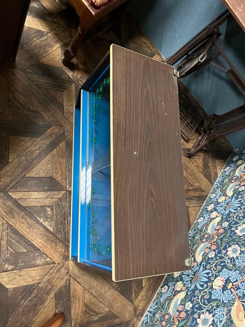 希少 釣り戸棚 レトロポップ 昭和レトロ 当時物 インテリア アンティーク 花柄