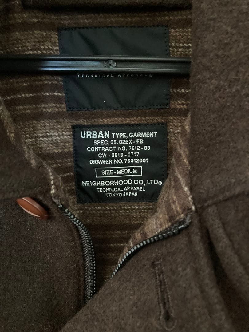 NEIGHBORHOOD ブラウン コート N-1風　デッキジャケット　M 美品
