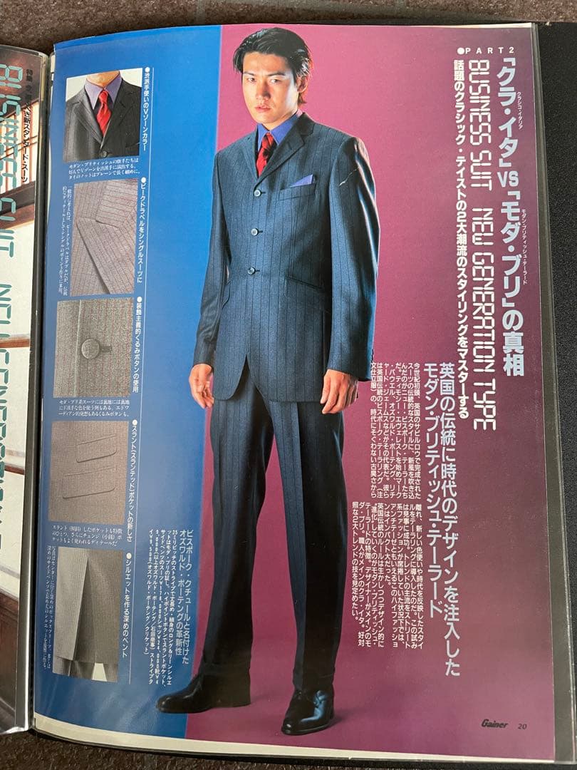 OZWALD BOATENG ダークブラウンスーツ