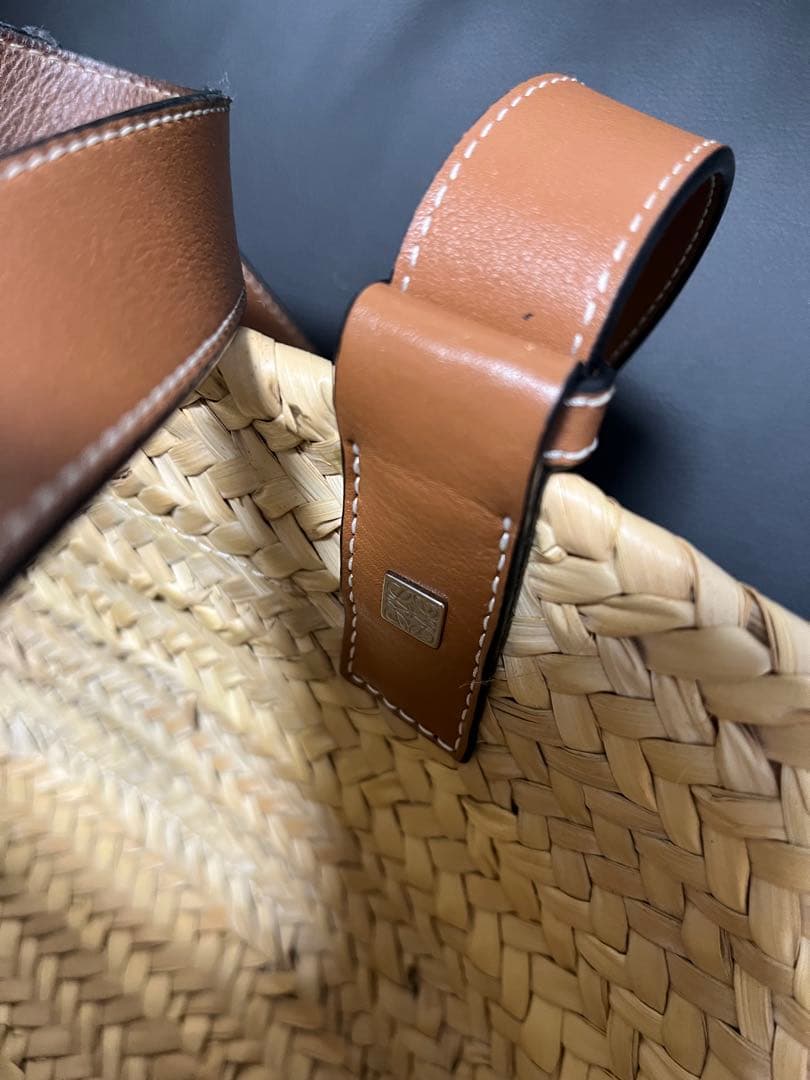 LOEWE ストローバッグ ロゴ入り