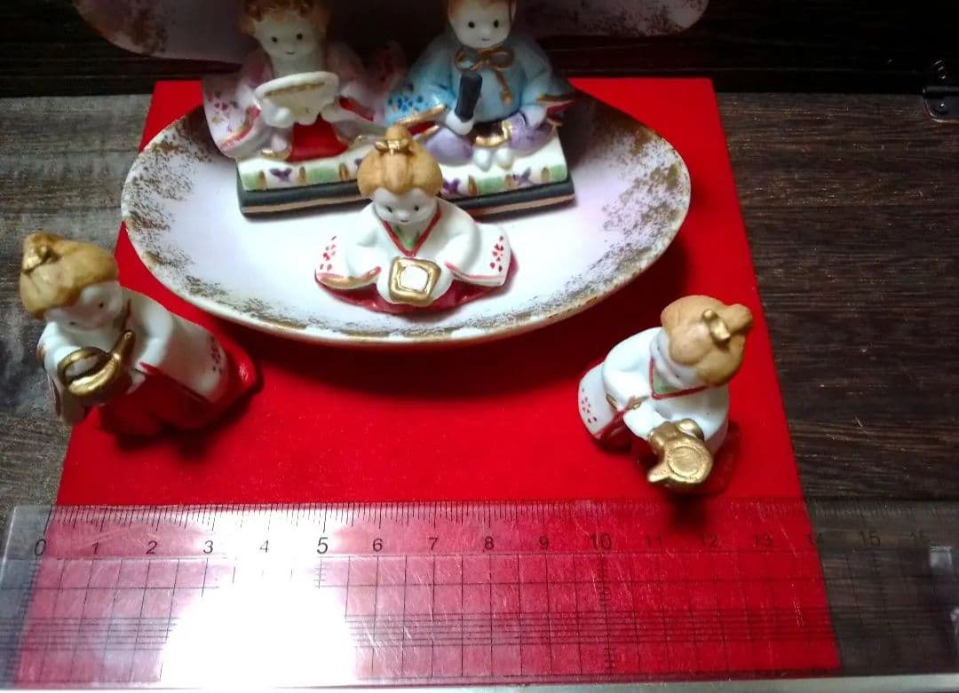 雛人形　貝がらびな5人セット