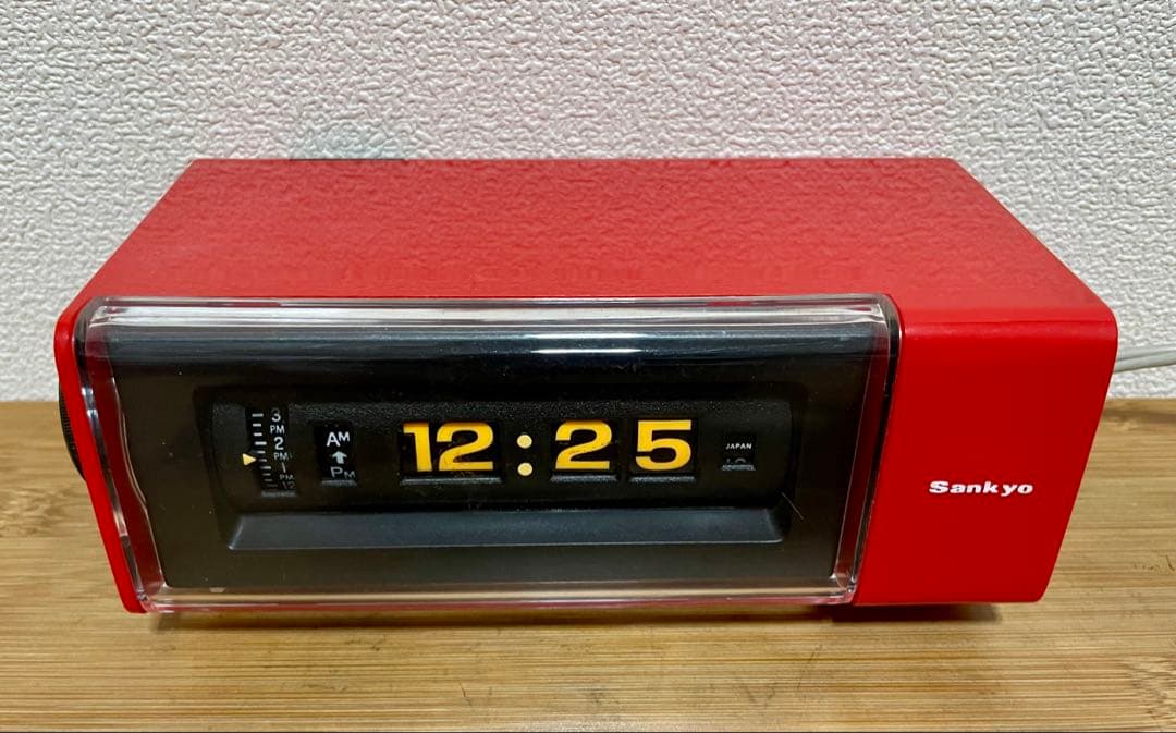Sankyo パタパタ時計 インテリア 昭和レトロ 希少 動作確認済