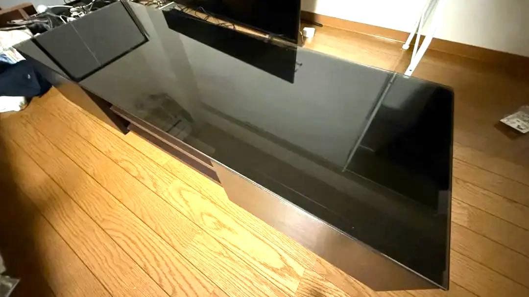 テレビボード 130cm ガラス天板