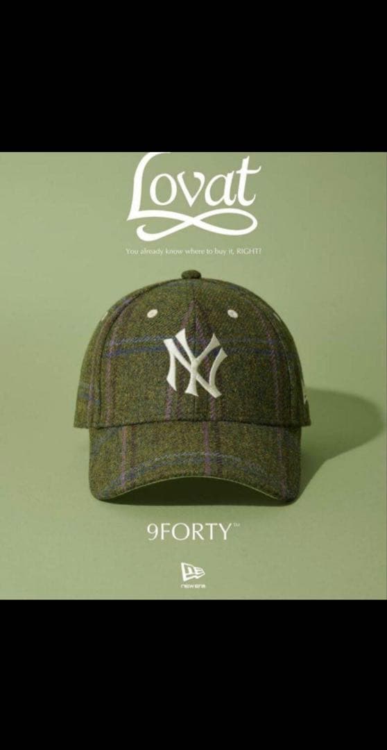 New Era 9FORTY NYロゴ ベースボールキャップ