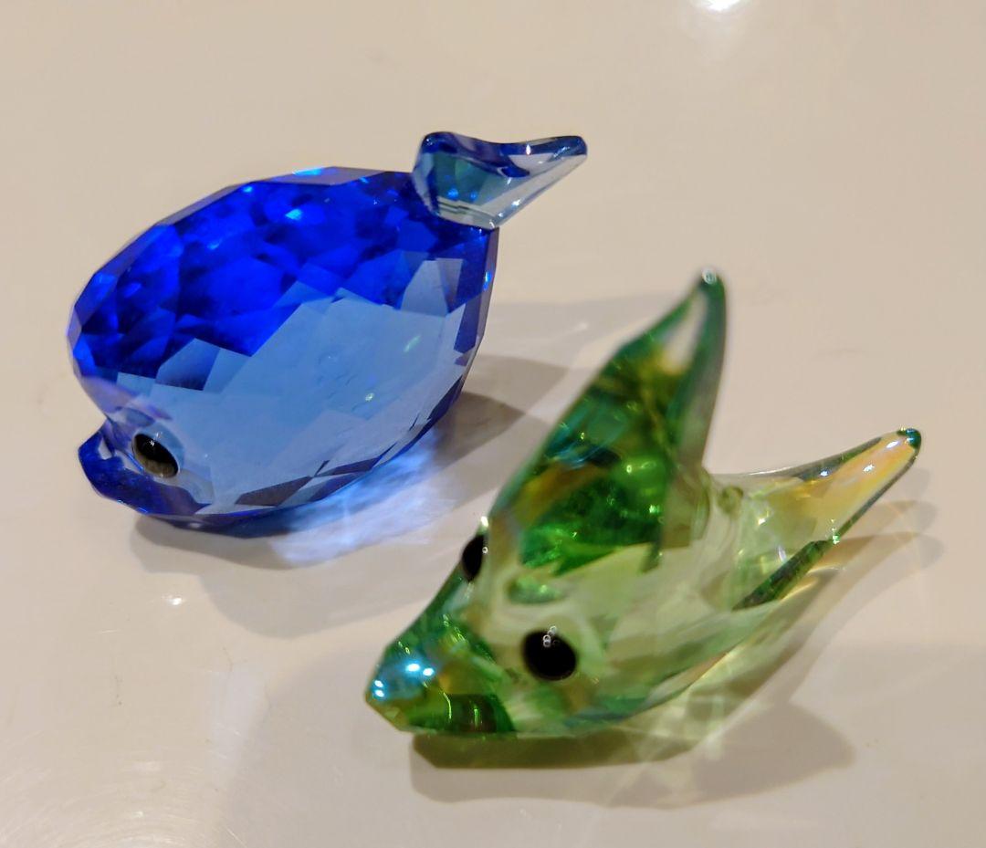 スワロフスキー　置物　スワロフスキー シーライフ シェリー＆サム　会員限定　4点