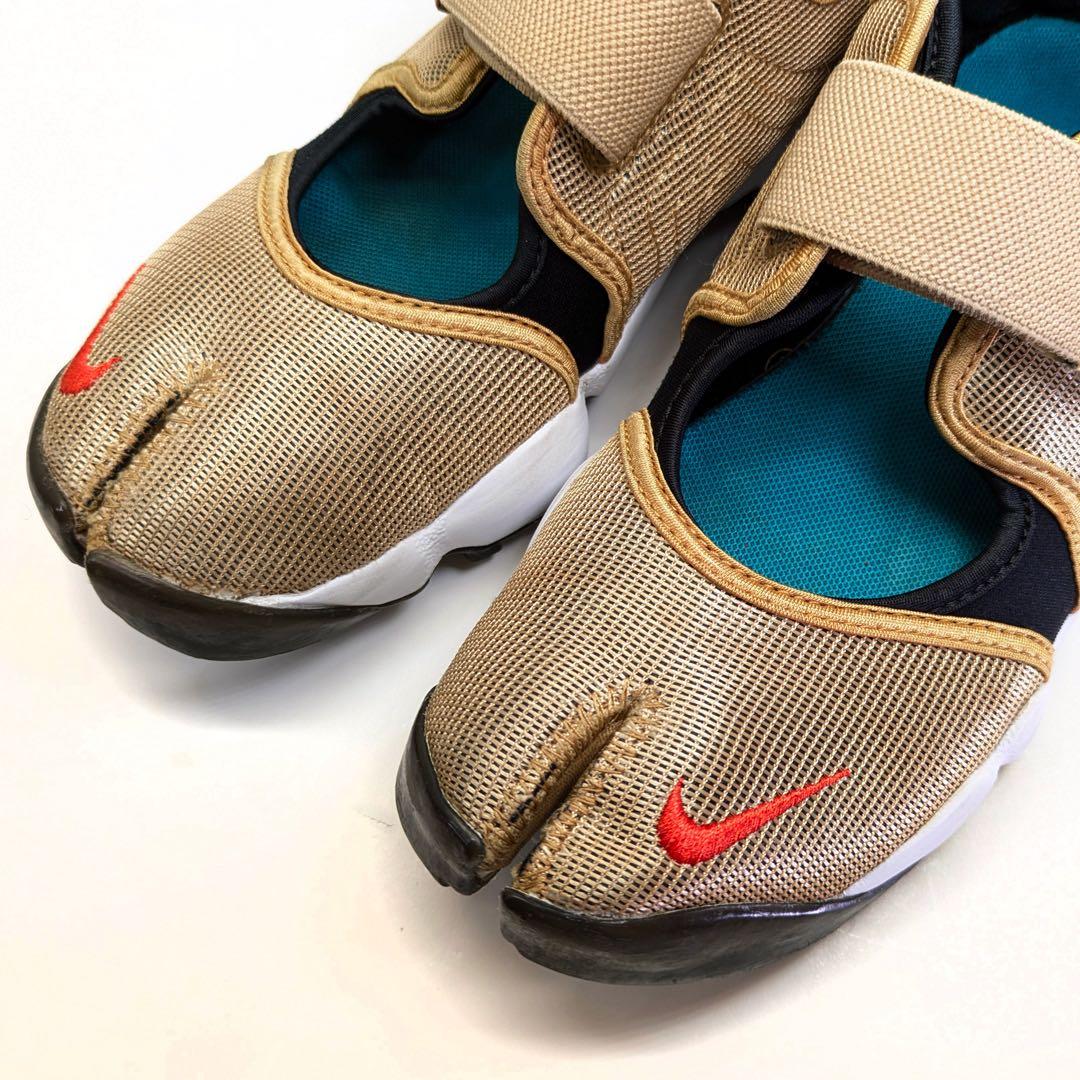 【希少カラー】NIKE エアリフト ゴールド 24 足袋スニーカー サンダル