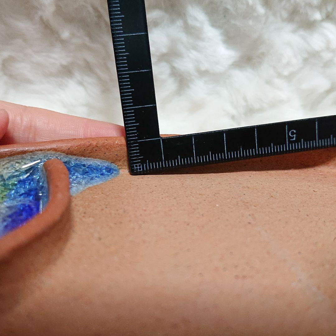 【2456】ガラスプレート…備前焼