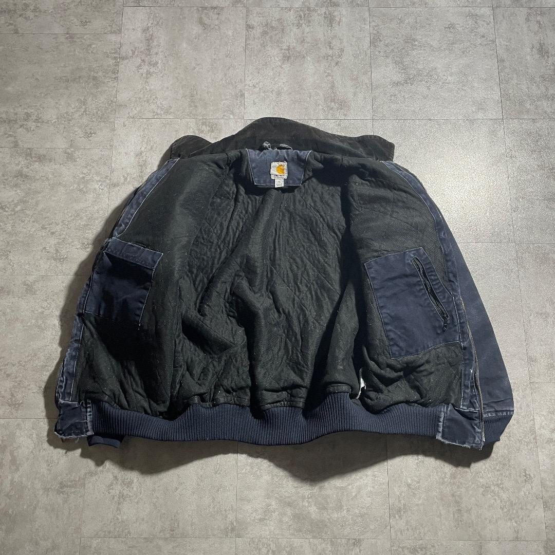 00s メキシコ製 ブラック カーハート デトロイトジャケット ダックXL