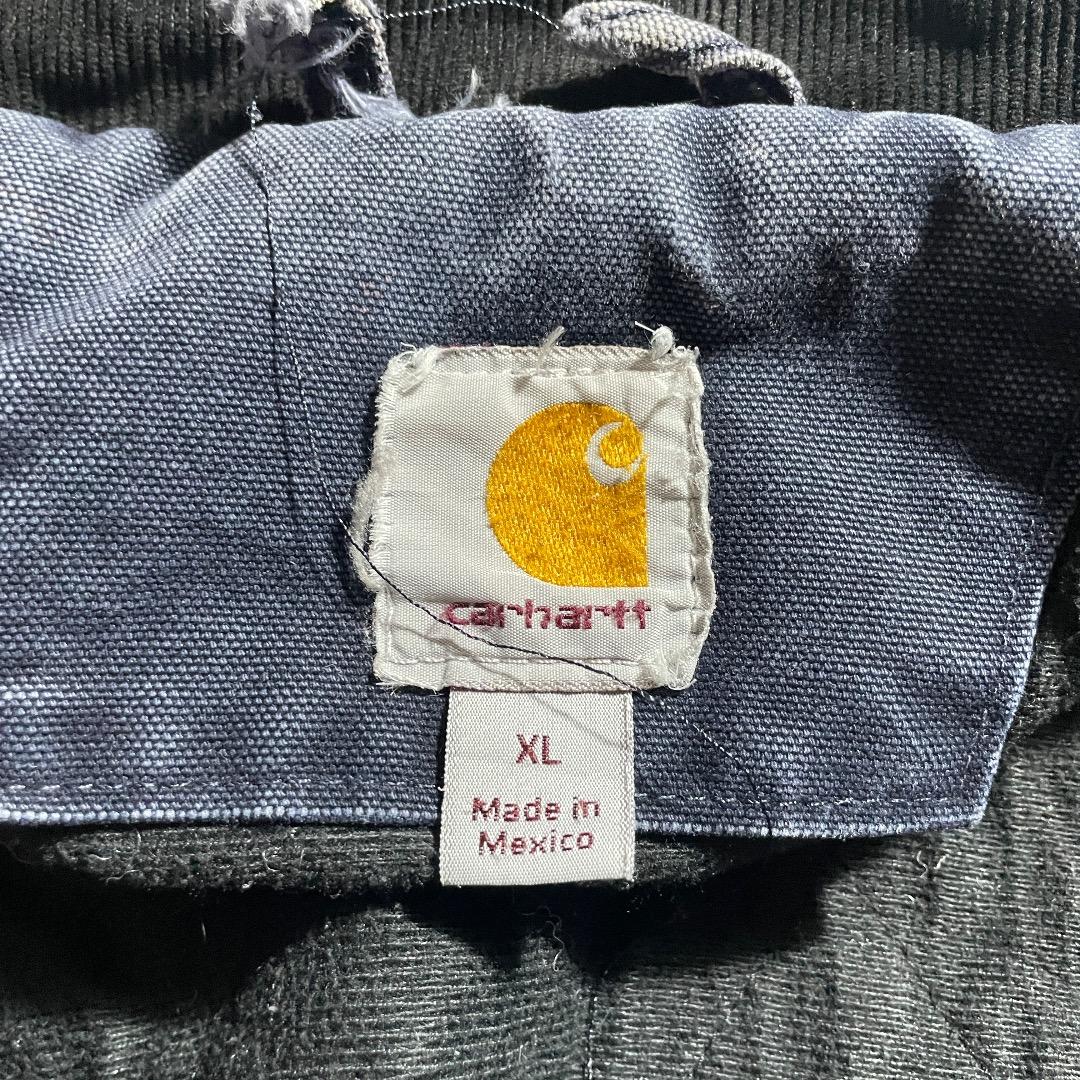 00s メキシコ製 ブラック カーハート デトロイトジャケット ダックXL
