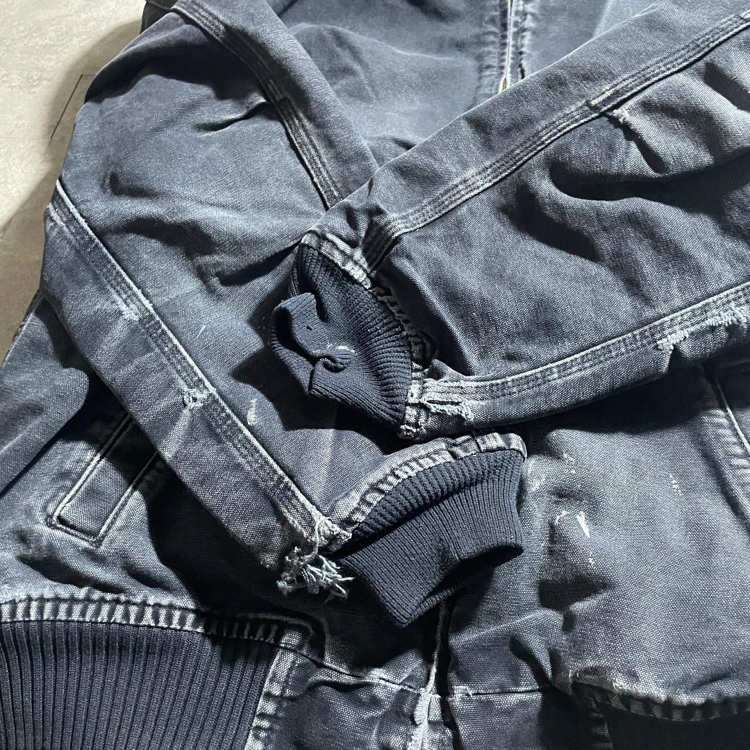 00s メキシコ製 ブラック カーハート デトロイトジャケット ダックXL