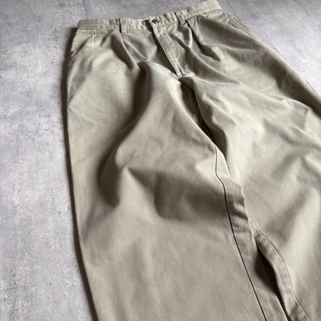 【90s Polo Ralph Lauren】コットンパンツ　チノパンツ　太め