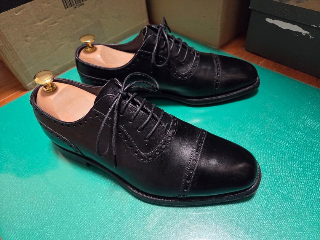 GRENSON グレンソン　クオーターブローグ　ブラック　6.5