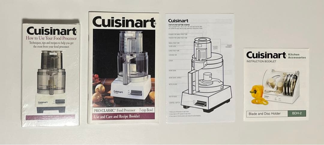 【クイジナート】フードプロセッサー DLC-10S & ブレードホルダーセット