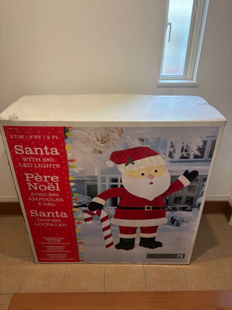 ポップアップ　サンタ コストコ　LED 巨大‼︎ 2.73m