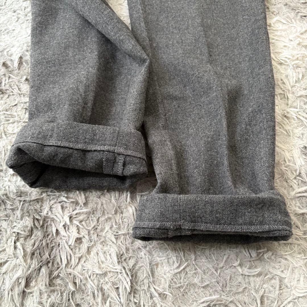 【美品】YAECA ヤエカ 上品 ウール グレー セットアップ Sサイズ