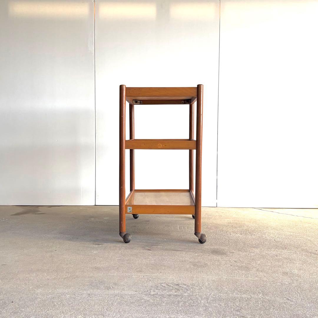 ワゴン　ウッド　ミッドセンチュリー　ビンテージ　アンティーク　レトロ