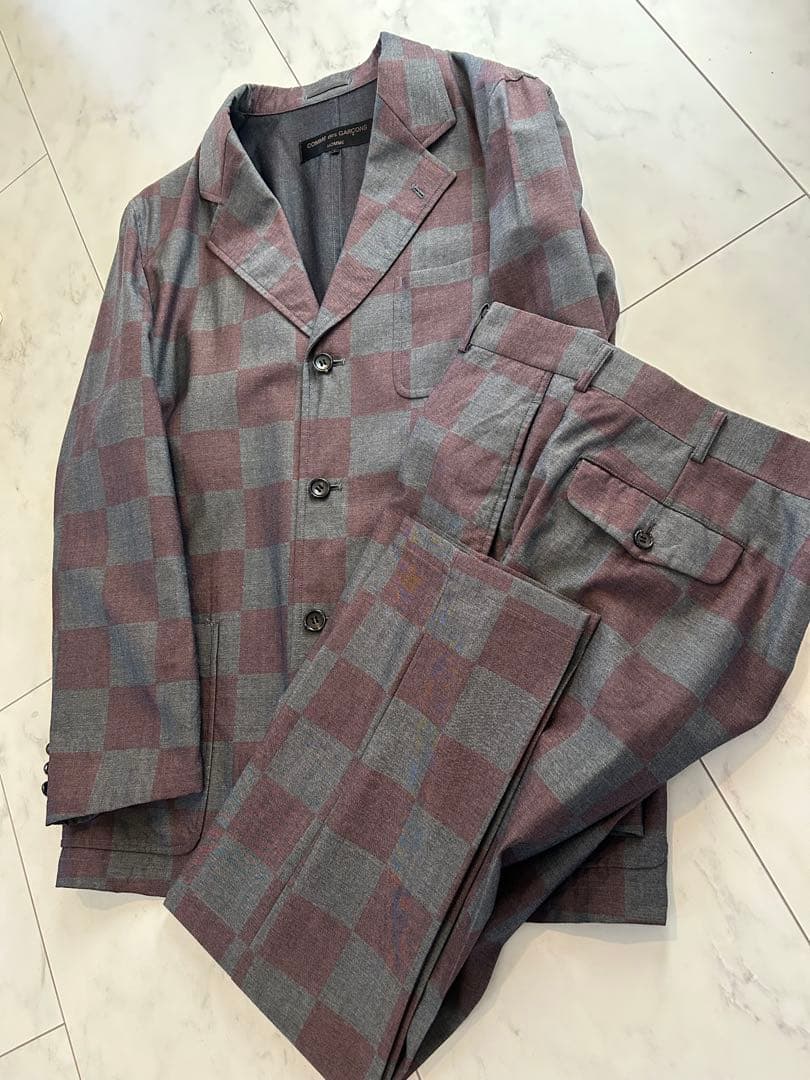 AD2001 田中オム　アーカイブ　コムデギャルソンオム　セットアップ