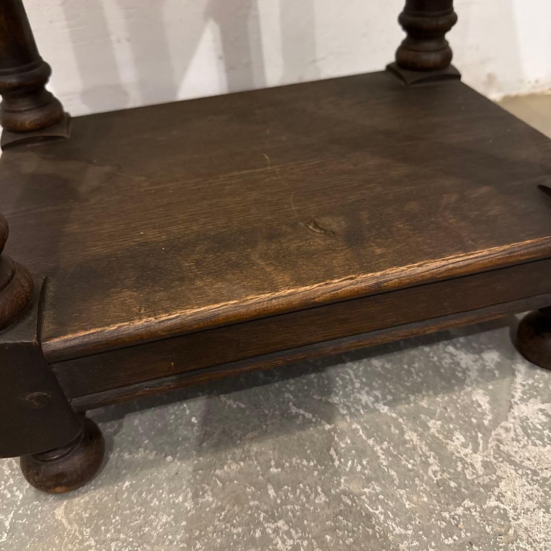 ビンテージ　木製サイドテーブル　ベッドサイドテーブル