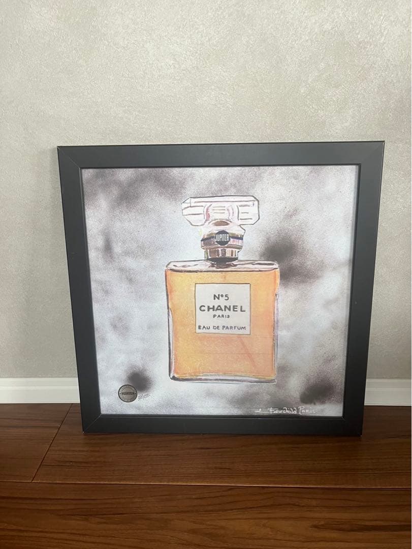 【2セット】Chanel シャネルTwiggy&No 5 額入り