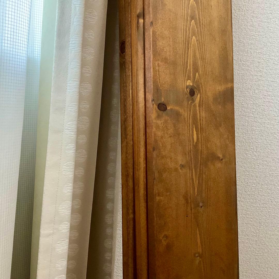 【5枚セット】棚板　ウォールシェルフ　オイル仕上げ　ウォールナット　ブラウン