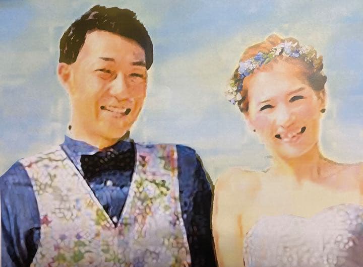 ウェルカムボード&似顔絵オーダー（A3サイズ額縁付き）