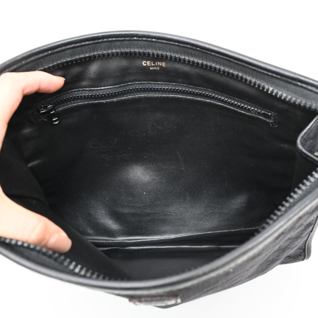 ■ 47346★年 ヴィンテージ セリーヌ クラッチバッグ マカダム柄