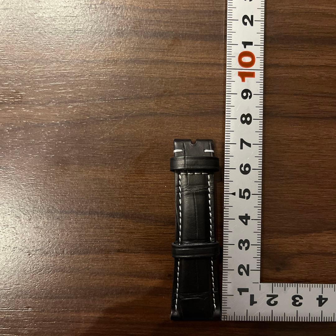 【ジャンルソー】アリゲーターストラップ　ブラック