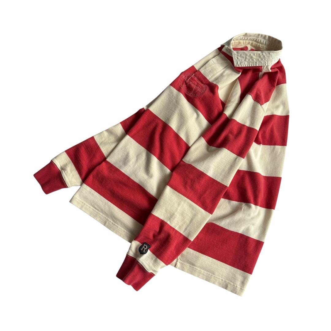 ラグビー ビンテージ 00s ポロラルフローレン ボーダー ラガーシャツ USA