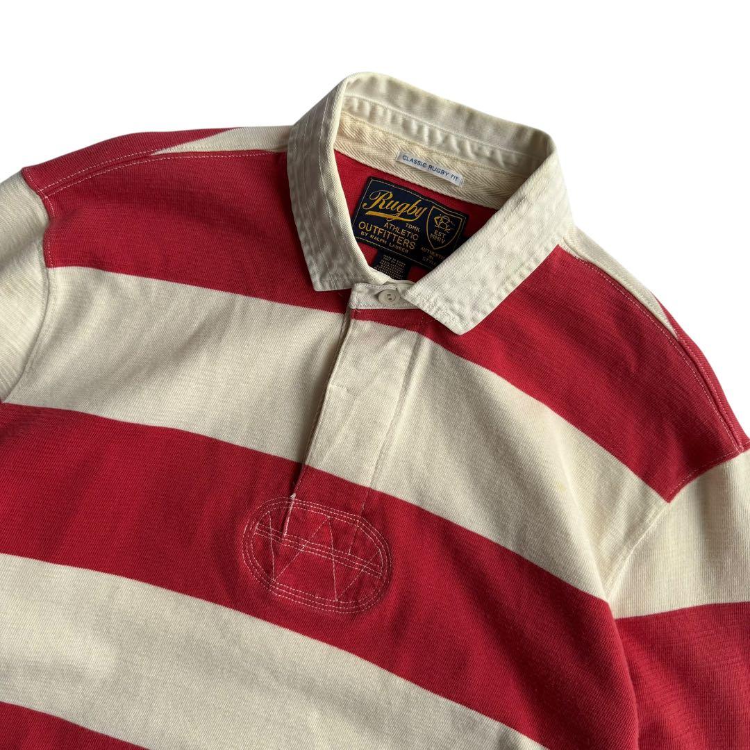 ラグビー ビンテージ 00s ポロラルフローレン ボーダー ラガーシャツ USA