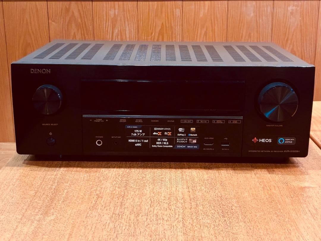 【ほぼ未使用】DENON AVR-X1600H AVアンプ　綺麗です！