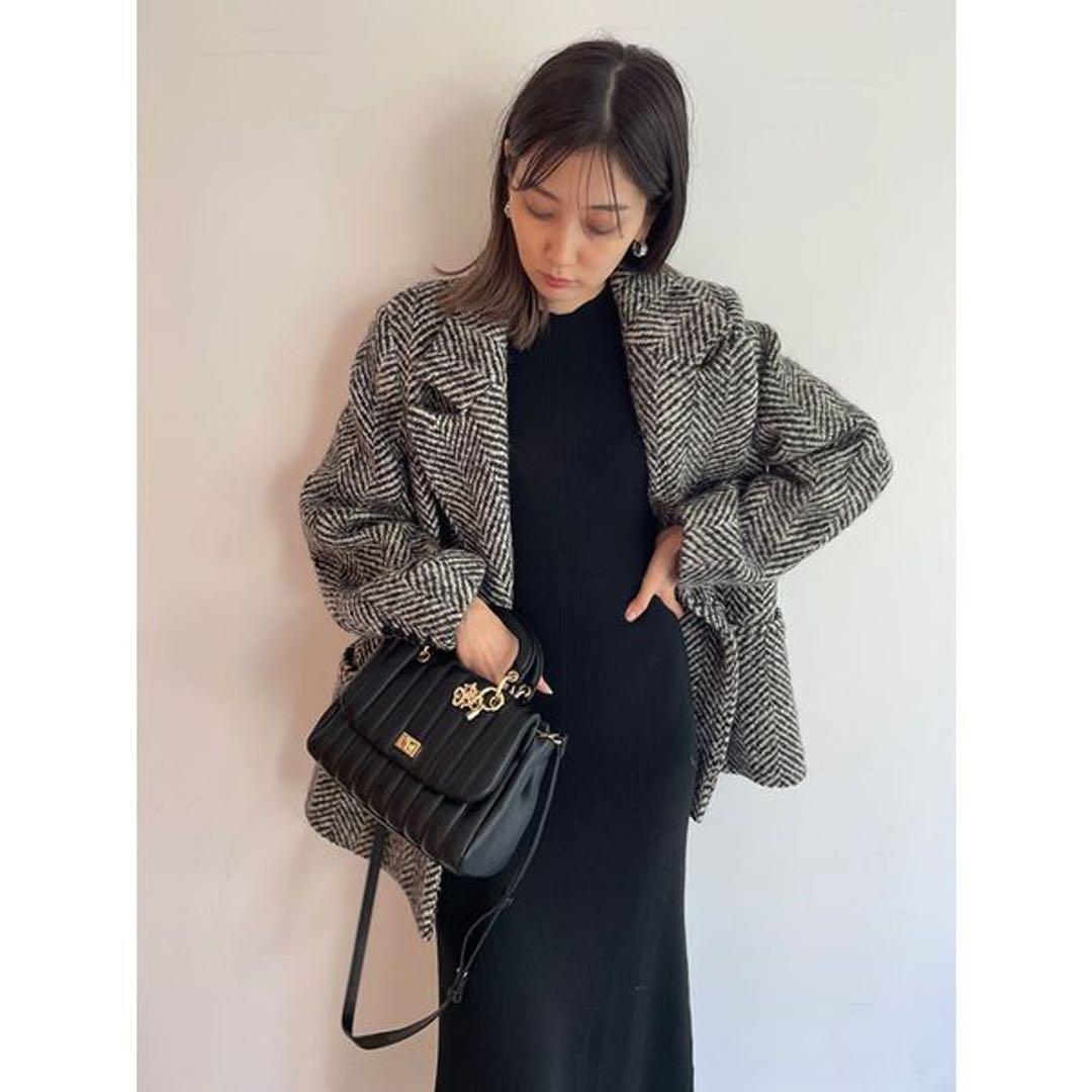 新春セール　SNIDEL オーバーボックスジャケットコート　サイズ0